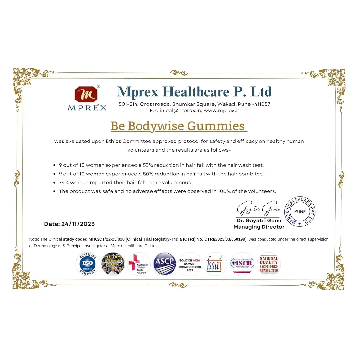 Be Bodywise Biotin Hair 30 Gummies 8.webp